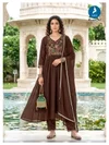 Pears By Kaya Mull Chanderi Anarkali Kurti Set 